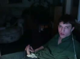 Cuming on green shirt